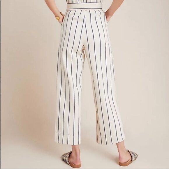 By Anthropologie Hedda striped jumpsuit - Picture 2 of 11